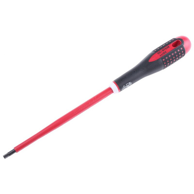 Bahco Hexagon Screwdriver, 4 mm Tip, 150 mm Blade, VDE/1000V, 197 mm Overall