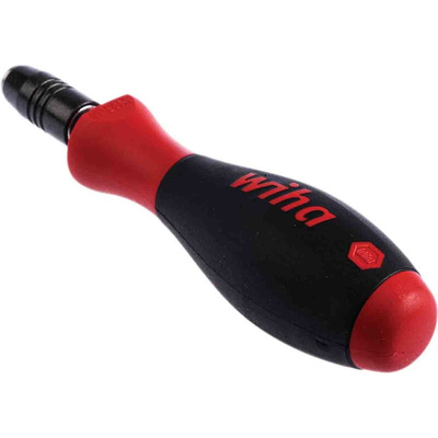 Wiha Hexagon Bit Holder Screwdriver, 1/4 in Tip, 148 mm Overall