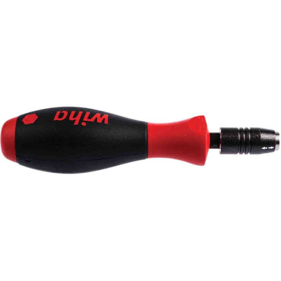 Wiha Hexagon Bit Holder Screwdriver, 1/4 in Tip, 148 mm Overall