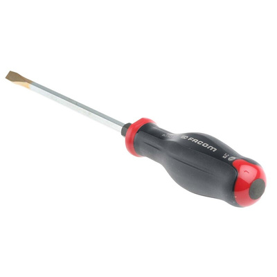 Facom Slotted Screwdriver, 8 mm Tip, 175 mm Blade