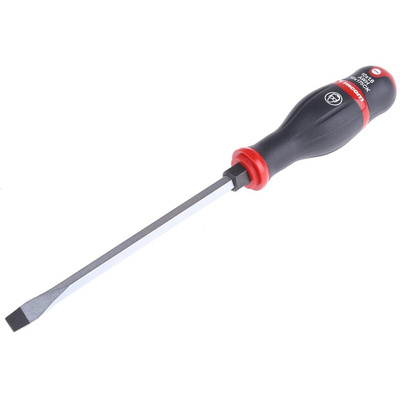 Facom Slotted Screwdriver, 10 mm Tip, 175 mm Blade