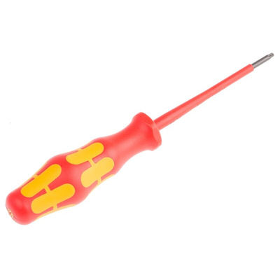 Wera Torx Insulated Screwdriver, T8 Tip, 80 mm Blade, VDE/1000V, 161 mm Overall