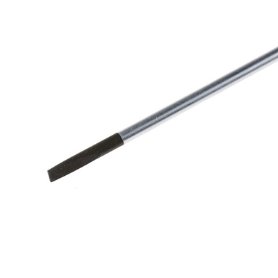 Wera Slotted Precision Screwdriver, 3.0 x 0.50 mm Tip, 80 mm Blade, 177 mm Overall