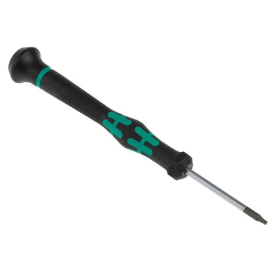 Wera Torx Precision Screwdriver, T6 Tip, 40 mm Blade, 137 mm Overall
