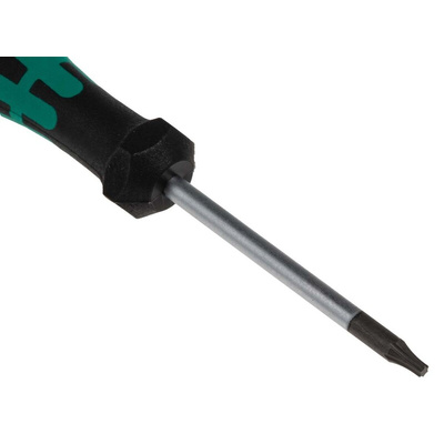 Wera Torx Precision Screwdriver, T6 Tip, 40 mm Blade, 137 mm Overall