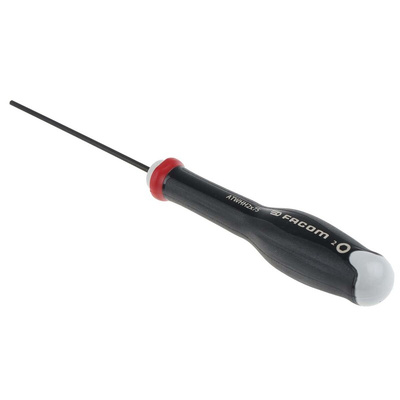 Facom Hexagon Screwdriver, 2 mm Tip, 75 mm Blade, 169 mm Overall