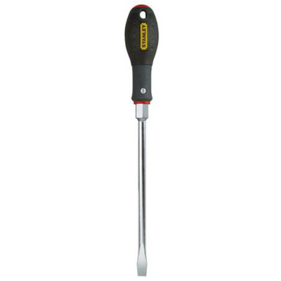 Stanley Slotted Screwdriver, 10 mm Tip, 200 mm Blade, 200 mm Overall