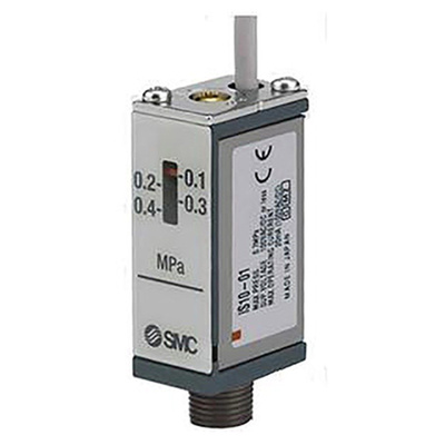 SMC Pressure Switch, R 1/8 0.7 (Operating) MPa, 1 (Proof) MPa