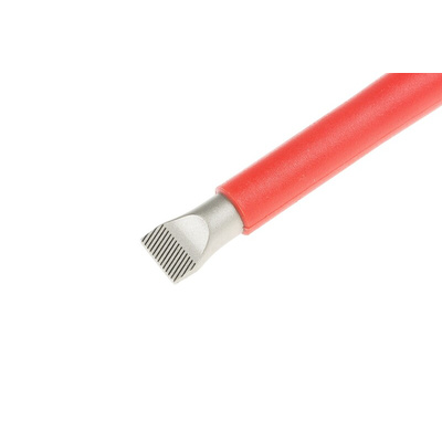 Wera Slotted Insulated Screwdriver, 10 mm Tip, 200 mm Blade, VDE/1000V, 112 mm Overall