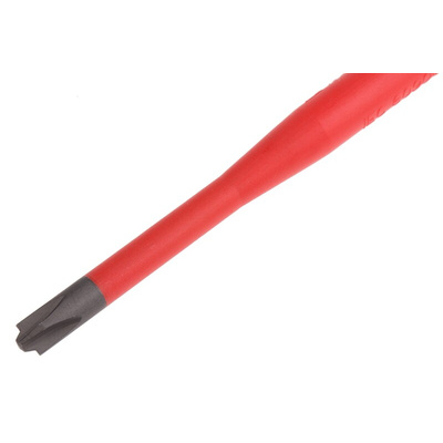 Wera Phillips Insulated Screwdriver, PH2 Tip, 100 mm Blade, VDE/1000V, 205 mm Overall