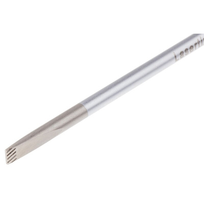 Wera Slotted Screwdriver, 3.5 mm Tip, 100 mm Blade, 181 mm Overall