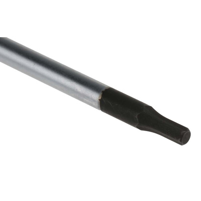 Wera Hexagon Precision Screwdriver, 2.5 mm Tip, 60 mm Blade, 157 mm Overall