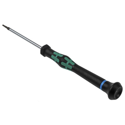 Wera Hexagon Precision Screwdriver, 1.5 mm Tip, 60 mm Blade, 157 mm Overall