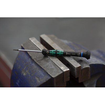 Wera Hexagon Precision Screwdriver, 1.5 mm Tip, 60 mm Blade, 157 mm Overall