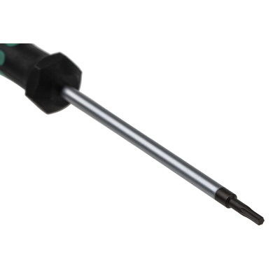 Wera Hexagon Precision Screwdriver, 1.5 mm Tip, 60 mm Blade, 157 mm Overall