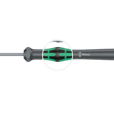 Wera Hexagon Precision Screwdriver, 1.5 mm Tip, 60 mm Blade, 157 mm Overall