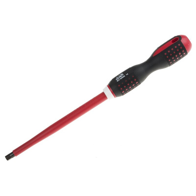 Bahco Hexagon Screwdriver, 8 mm Tip, 200 mm Blade, VDE/1000V, 322 mm Overall