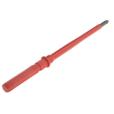 Wera Phillips Insulated Screwdriver Blade, PH1 Tip, 154 mm Blade, VDE/1000V, 154 mm Overall
