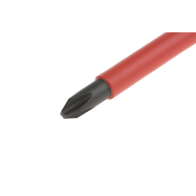 Wera Phillips Insulated Screwdriver Blade, PH2 Tip, 154 mm Blade, VDE/1000V, 154 mm Overall