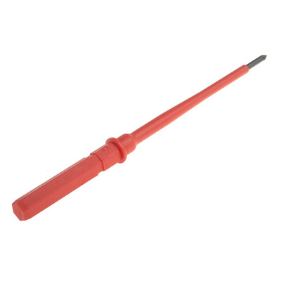 Wera Pozidriv Insulated Screwdriver Blade, PZ0 Tip, 154 mm Blade, VDE/1000V, 154 mm Overall