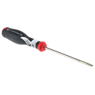 Facom Slotted Screwdriver, 4 x 0.8 mm Tip, 100 mm Blade, 209 mm Overall