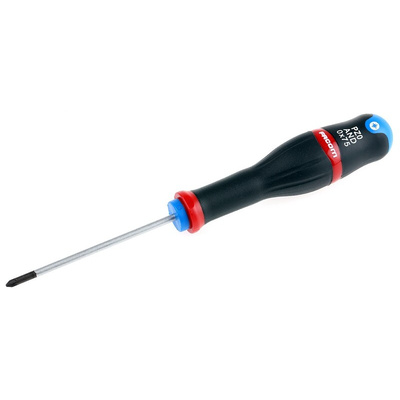 Facom Pozidriv Screwdriver, PZ0 Tip, 75 mm Blade, 178 mm Overall