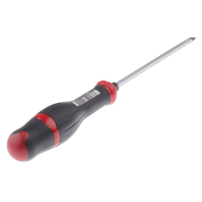Facom Slotted Screwdriver, 5.5 x 1 mm Tip, 125 mm Blade, 234 mm Overall