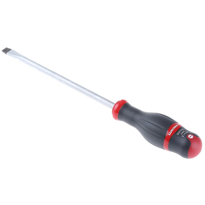 Facom Slotted Screwdriver, 10 x 1.6 mm Tip, 200 mm Blade, 325 mm Overall