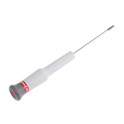 Facom Torx Precision Screwdriver, T8 Tip, 75 mm Blade, 168 mm Overall