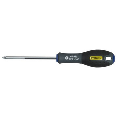 Stanley Pozidriv Screwdriver, PZ1 Tip, 100 mm Blade