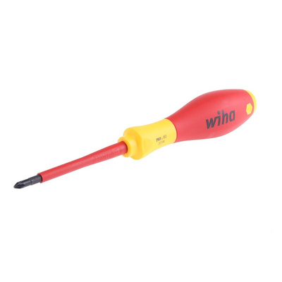 Wiha Phillips Insulated Screwdriver, PH1 Tip, 80 mm Blade, VDE/1000V, 191 mm Overall