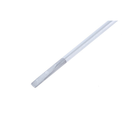 Wiha Slotted  Screwdriver, 2.5 mm Tip, 75 mm Blade, 179 mm Overall