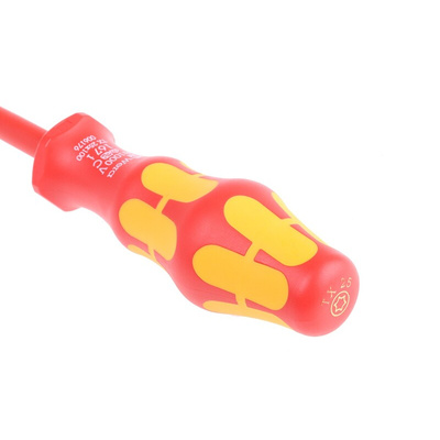 Wera Torx Insulated Screwdriver, T25 Tip, 100 mm Blade, VDE/1000V, 205 mm Overall