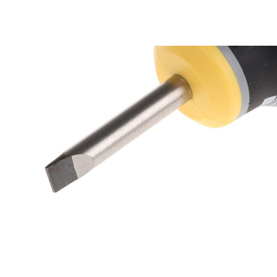 Bahco Slotted Screwdriver, 5.5 x 1 mm Tip, 25 mm Blade, 83 mm Overall