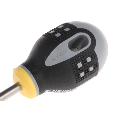 Bahco Slotted Screwdriver, 5.5 x 1 mm Tip, 25 mm Blade, 83 mm Overall