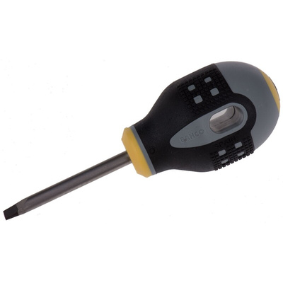 Bahco Slotted Screwdriver, 5.5 x 1 mm Tip, 45 mm Blade, 103 mm Overall
