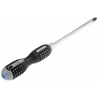 Bahco Pozidriv Screwdriver, PZ4 Tip, 200 mm Blade, 361 mm Overall