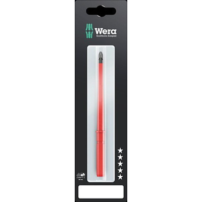 Wera Phillips Insulated Screwdriver Blade, PH1 Tip, VDE/1000V