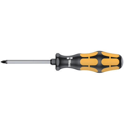 Wera Pozidriv Screwdriver, PZ1 Tip, 80 mm Blade