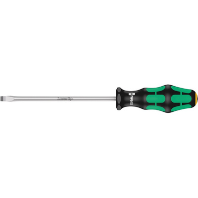 Wera Slotted Screwdriver, 6.5 mm Tip, 150 mm Blade