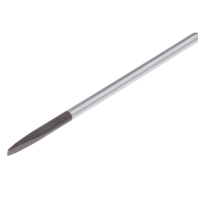 Wera Slotted Precision Screwdriver, 2 x 0.4 mm Tip, 60 mm Blade, 157 mm Overall