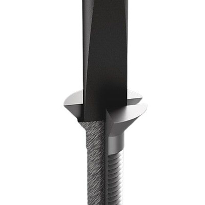 Wera Slotted Precision Screwdriver, 2 x 0.4 mm Tip, 60 mm Blade, 157 mm Overall