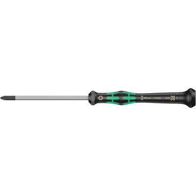 Wera Pozidriv Precision Screwdriver, PZ1 Tip, 80 mm Blade, 177 mm Overall