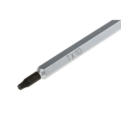 Wera Torx Reversible Screwdriver Blade, T10, T15 Tip, 175 mm Blade