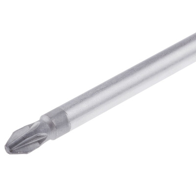 Wiha Pozidriv  Screwdriver, PZ2 Tip, 100 mm Blade, 218 mm Overall