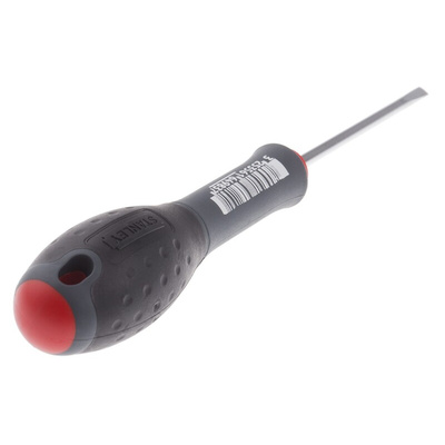Stanley Slotted Screwdriver, 3.5 mm Tip, 75 mm Blade