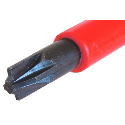CK Pozidriv Insulated Screwdriver, PZ2 Tip, 100 mm Blade, VDE/1000V