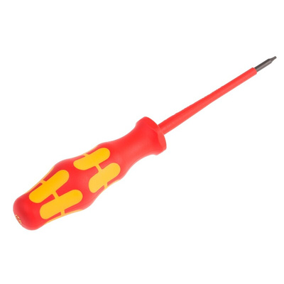 Wera Torx Insulated Screwdriver, T5 Tip, 80 mm Blade, VDE/1000V, 161 mm Overall
