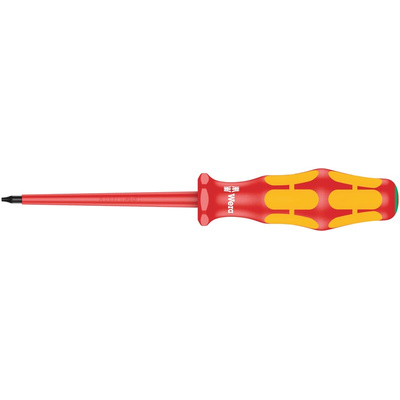 Wera Torx Insulated Screwdriver, T5 Tip, 80 mm Blade, VDE/1000V, 161 mm Overall