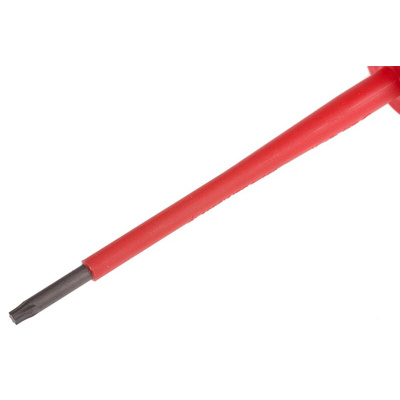Wera Torx Insulated Screwdriver, T9 Tip, 80 mm Blade, VDE/1000V, 161 mm Overall